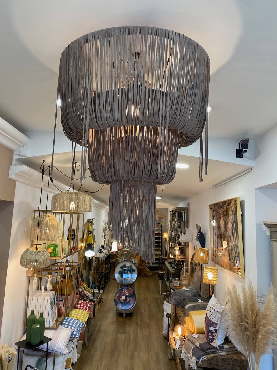 Lustre XL Lanières cuir