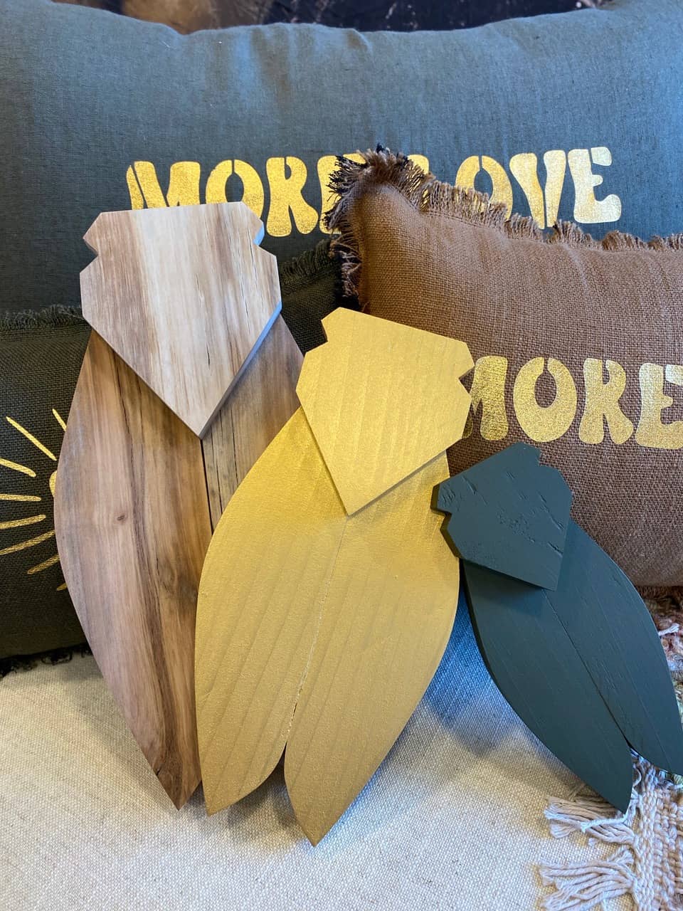 Cigales en bois recyclé
